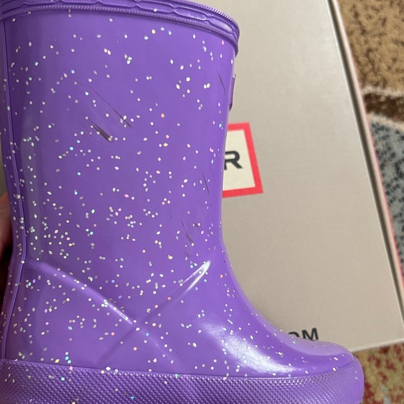 Hunter Lavender Speckled Boots - Picture 6 of 6